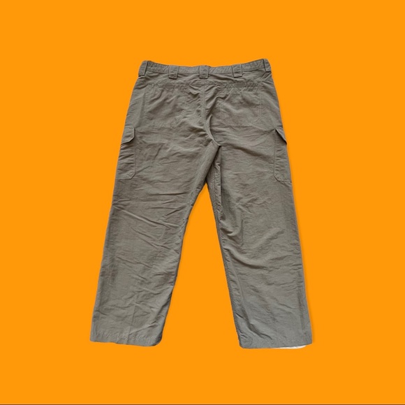 Wrangler Cargo Pants 100% Nylon Brown Workwear Men Size 40 30 - Picture 2 of 9